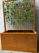 HØJBED MED INTEGRERET ESPALIER I CORTENSTÅL