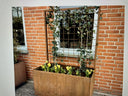 HØJBED MED INTEGRERET ESPALIER I CORTENSTÅL